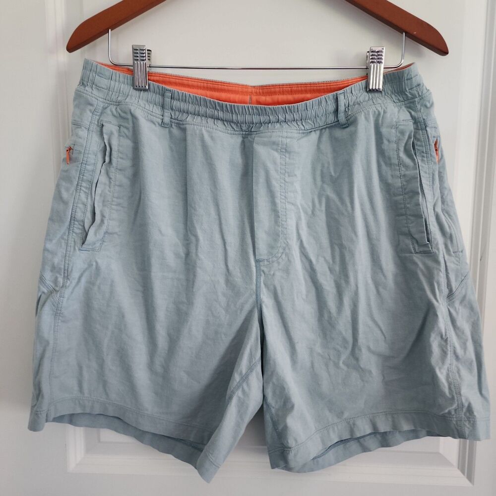 Birddogs Shorts Mens Size XL Blue Orange Lined For Your Boomstick Athletic
